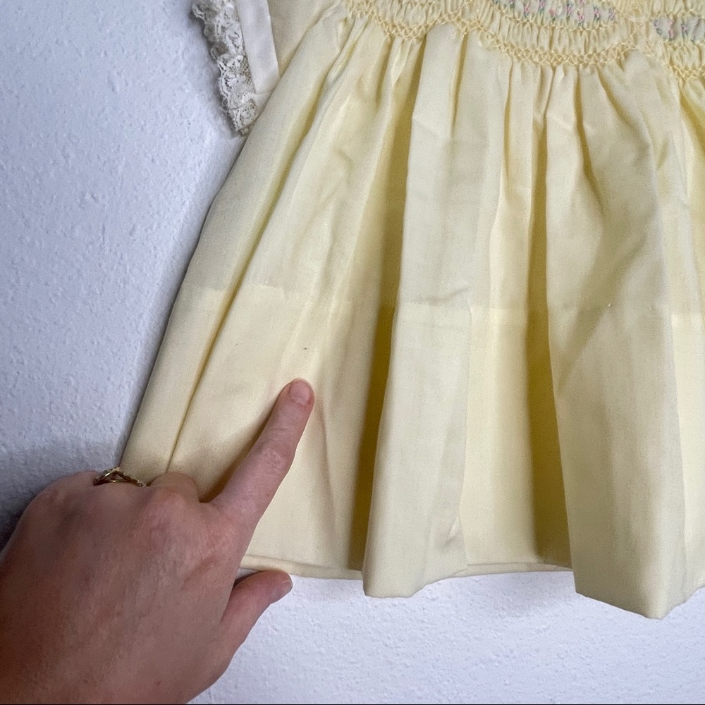 vintage yellow polly flinders dress - Picture 2 of 3